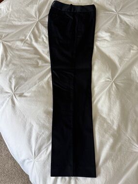 Banana Republic Black Straight-Leg Dress Pants
